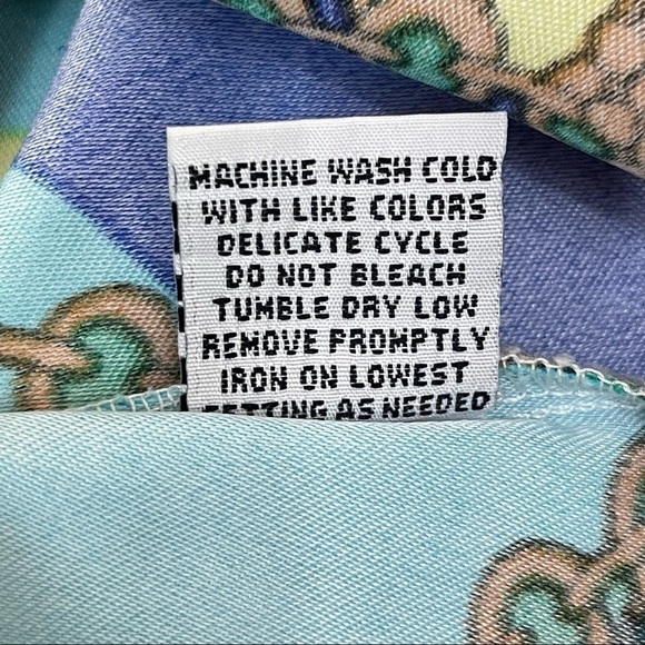 Sangria Size 6 Colourful Abstract 3/4 Sleeve Knee Length Business Dress … - Picture 12 of 16